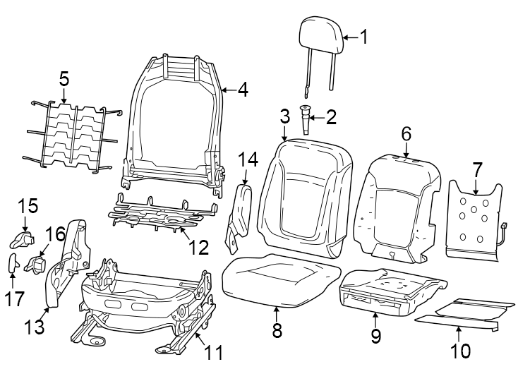 1Seats & tracks. Passenger seat components.https://images.simplepart.com/images/parts/motor/fullsize/PH23320.png