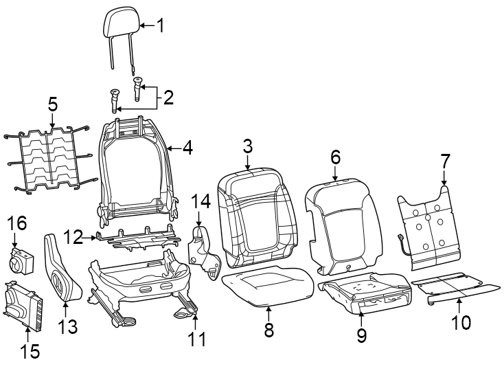 16Seats & tracks. Passenger seat components.https://images.simplepart.com/images/parts/motor/fullsize/PH23325.png