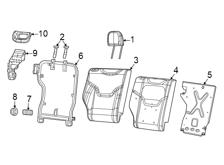 10Seats & tracks. Rear seat components.https://images.simplepart.com/images/parts/motor/fullsize/PH23340.png