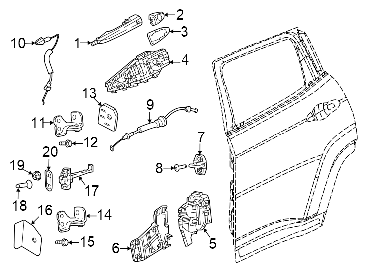 8Rear door. Lock & hardware.https://images.simplepart.com/images/parts/motor/fullsize/PH23465.png