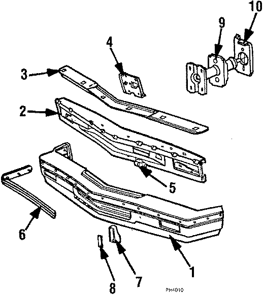 4FRONT BUMPER. BUMPER & COMPONENTS.https://images.simplepart.com/images/parts/motor/fullsize/PH4010.png