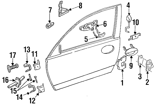 1FRONT DOOR. LOCK & HARDWARE.https://images.simplepart.com/images/parts/motor/fullsize/PH93410.png