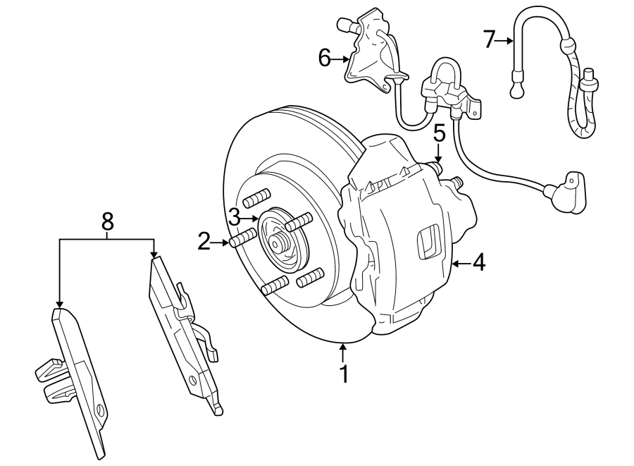 6FRONT SUSPENSION. BRAKE COMPONENTS.https://images.simplepart.com/images/parts/motor/fullsize/PH98235.png