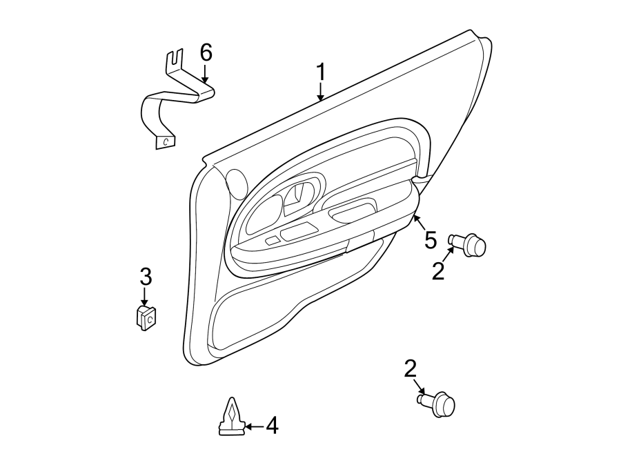 6REAR DOOR. INTERIOR TRIM.https://images.simplepart.com/images/parts/motor/fullsize/PH98550.png