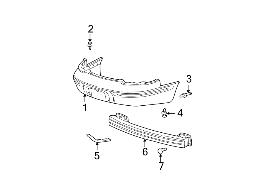 7REAR BUMPER. BUMPER & COMPONENTS.https://images.simplepart.com/images/parts/motor/fullsize/PH98680.png