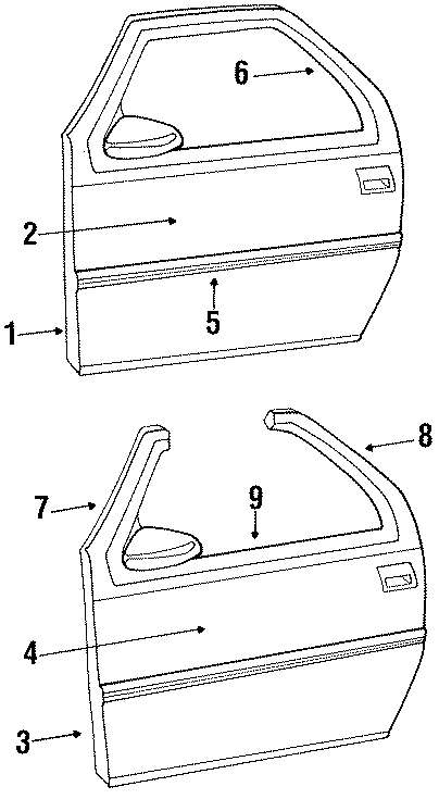 8DOOR & COMPONENTS. EXTERIOR TRIM.https://images.simplepart.com/images/parts/motor/fullsize/PJ87130.png