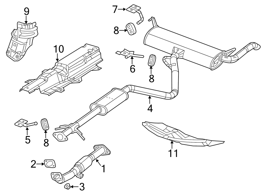 7EXHAUST SYSTEM. EXHAUST COMPONENTS.https://images.simplepart.com/images/parts/motor/fullsize/PK13345.png