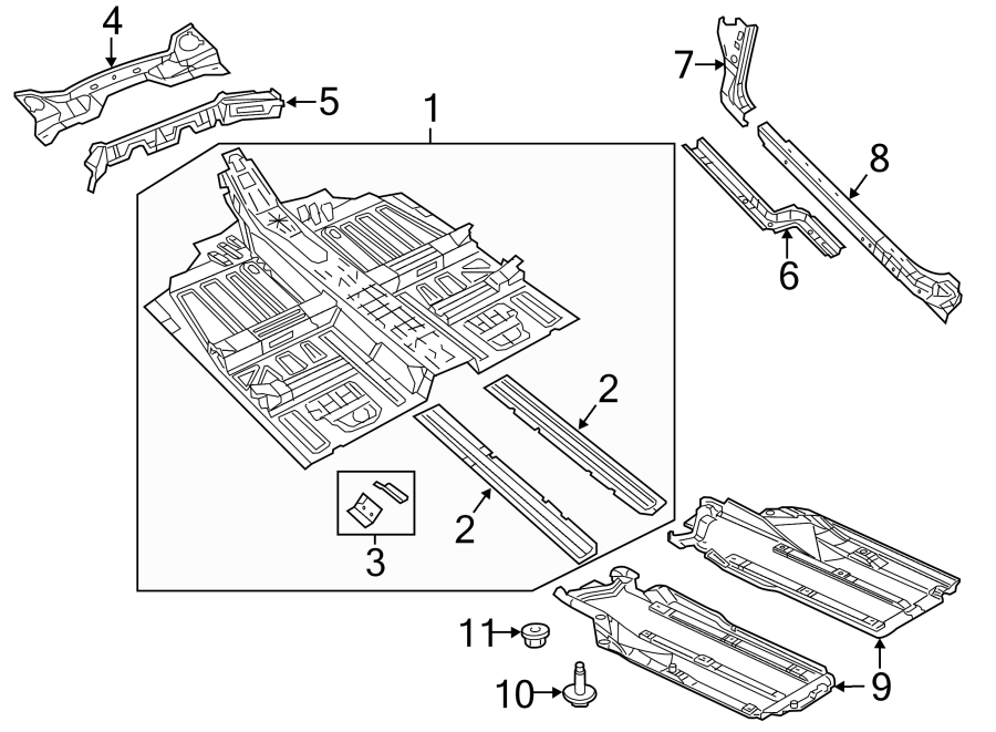 4PILLARS. ROCKER & FLOOR. FLOOR & RAILS.https://images.simplepart.com/images/parts/motor/fullsize/PK13575.png