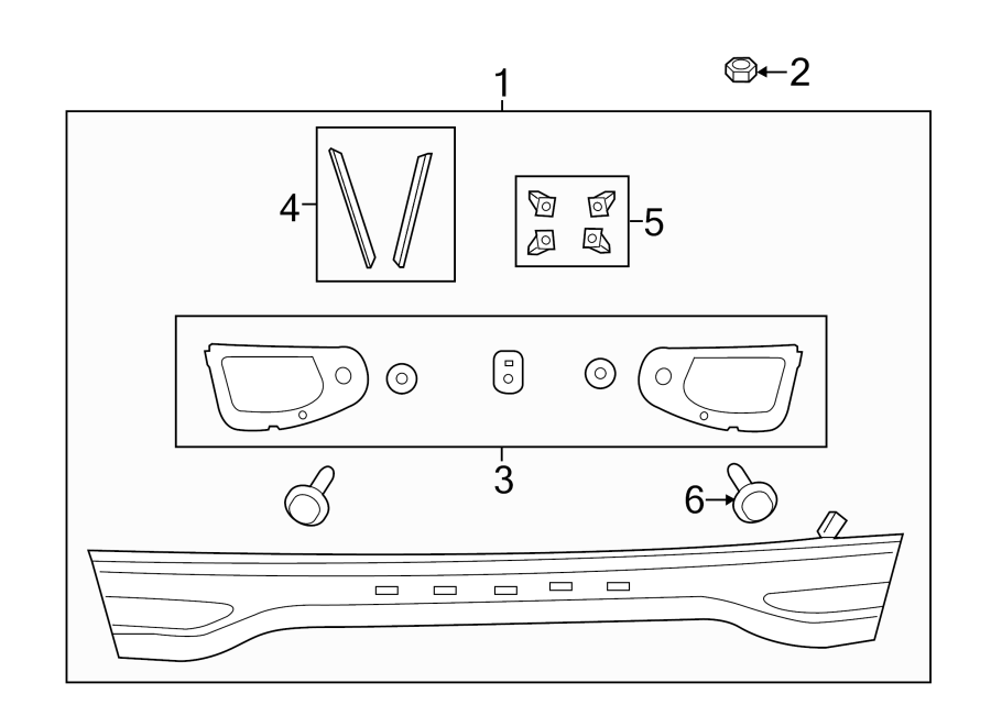 Diagram REAR LAMPS. BACKUP LAMPS. for your Chrysler Concorde  