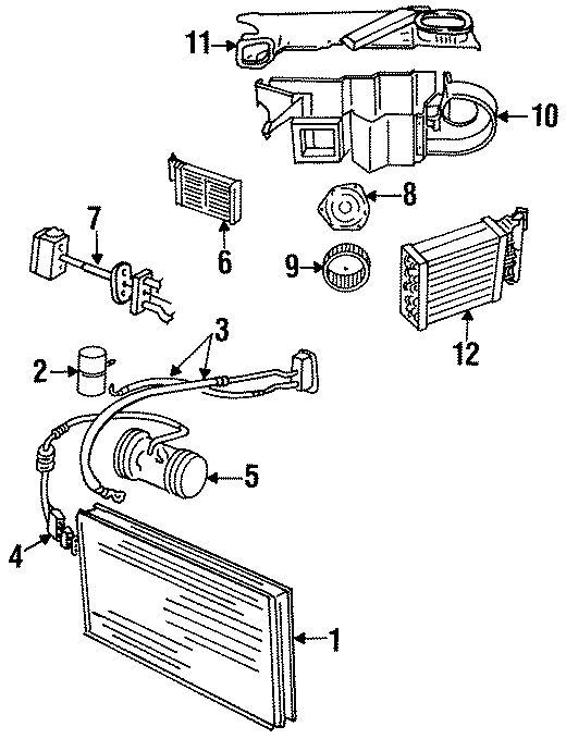 8AIR CONDITIONER & HEATER. COMPRESSOR & LINES. CONDENSER. EVAPORATOR & HEATER COMPONENTS.https://images.simplepart.com/images/parts/motor/fullsize/PK87055.png