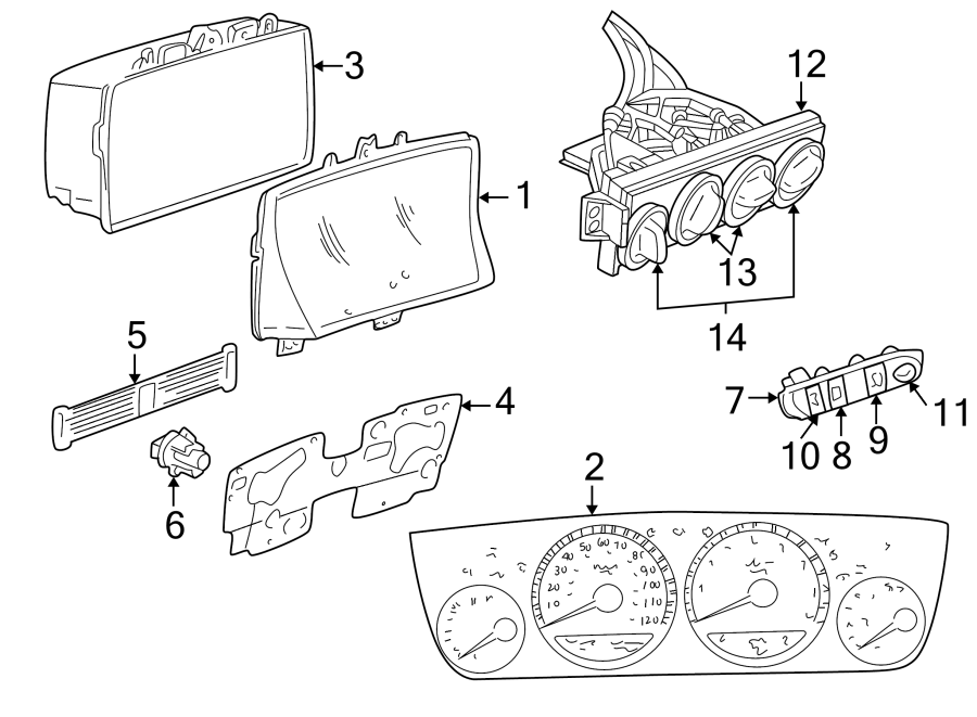 11Instrument panel. Cluster & switches.https://images.simplepart.com/images/parts/motor/fullsize/PL00255.png