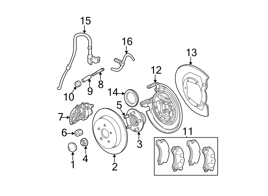 10REAR SUSPENSION. BRAKE COMPONENTS.https://images.simplepart.com/images/parts/motor/fullsize/PL00425.png