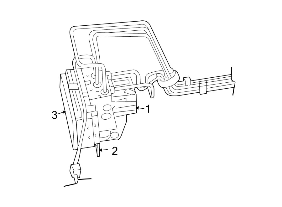 Diagram Abs components. for your 2011 Dodge Grand Caravan   