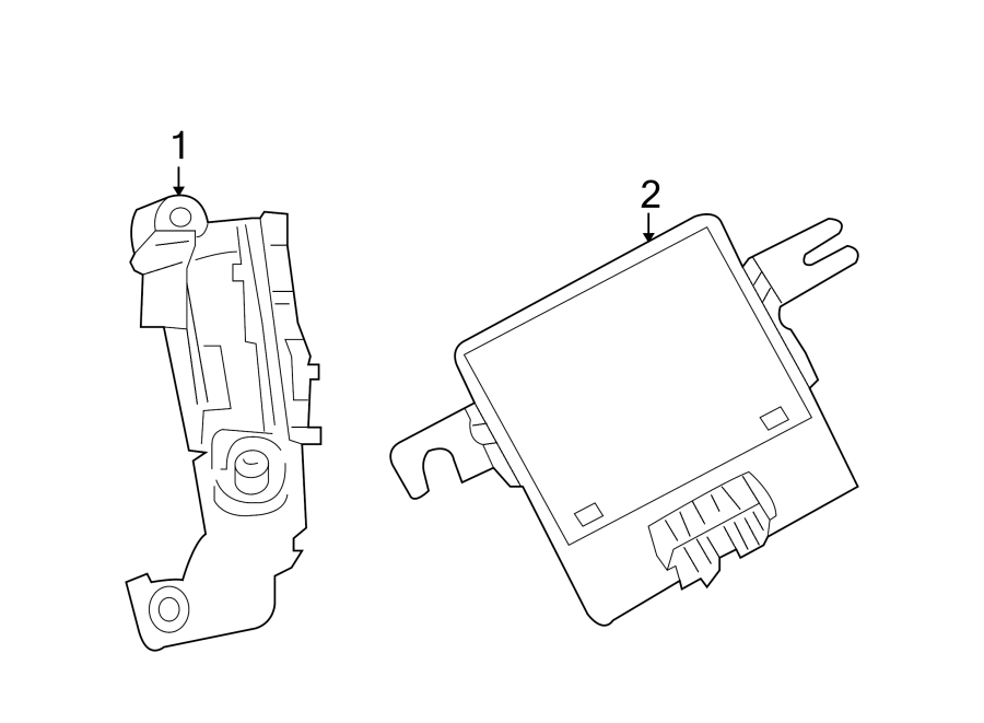 Diagram RIDE CONTROL COMPONENTS. for your 2024 Ram 2500   