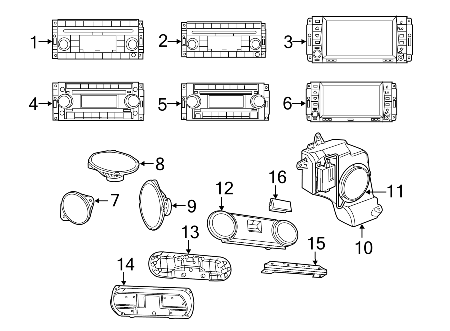 8INSTRUMENT PANEL. SOUND SYSTEM.https://images.simplepart.com/images/parts/motor/fullsize/PL07367.png