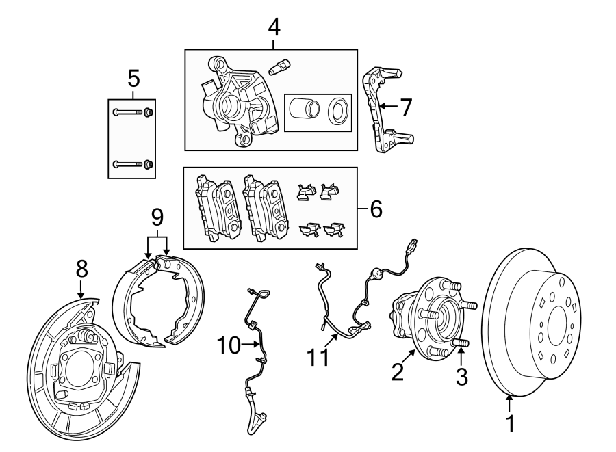 5REAR SUSPENSION. BRAKE COMPONENTS.https://images.simplepart.com/images/parts/motor/fullsize/PL07540.png