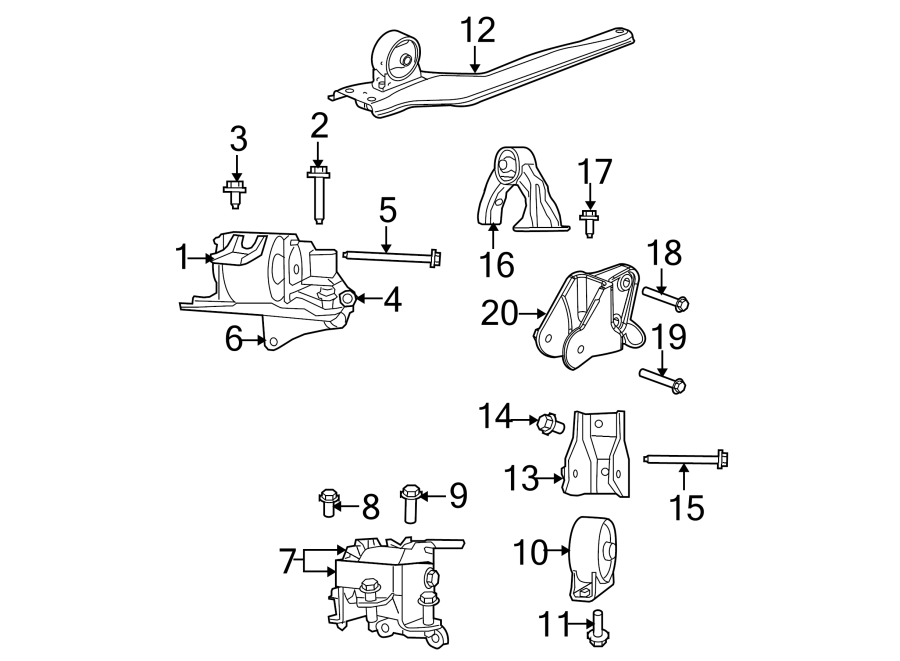 14ENGINE / TRANSAXLE. ENGINE & TRANS MOUNTING.https://images.simplepart.com/images/parts/motor/fullsize/PL07710.png