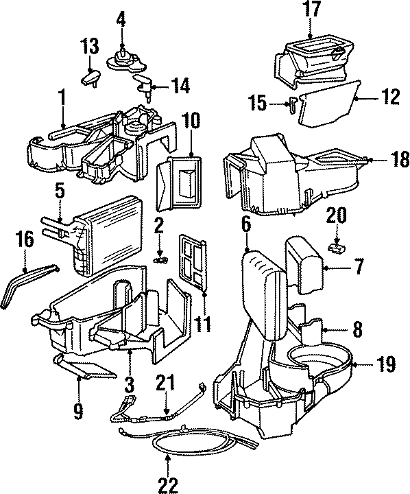 16AIR CONDITIONER & HEATER. EVAPORATOR & HEATER COMPONENTS.https://images.simplepart.com/images/parts/motor/fullsize/PL95150.png