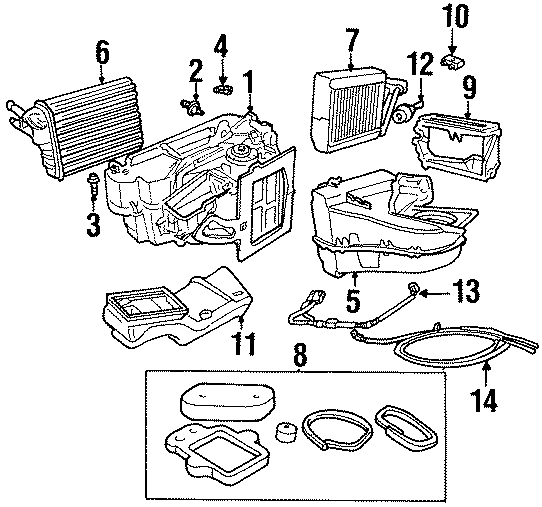 11AIR CONDITIONER & HEATER. EVAPORATOR & HEATER COMPONENTS.https://images.simplepart.com/images/parts/motor/fullsize/PL95151.png