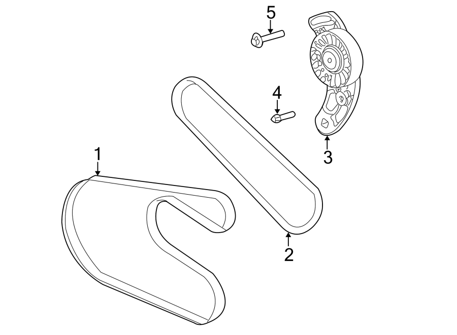 Diagram BELTS & PULLEYS. for your 2018 Jeep Grand Cherokee 6.4L HEMI V8 A/T AWD SRT Sport Utility 