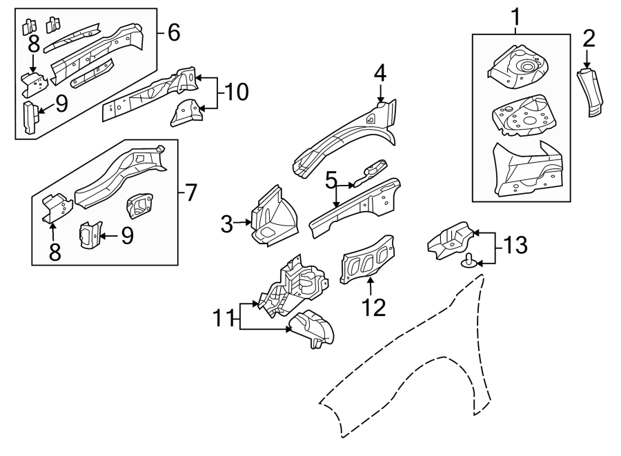 9FENDER. STRUCTURAL COMPONENTS & RAILS.https://images.simplepart.com/images/parts/motor/fullsize/PM01110.png