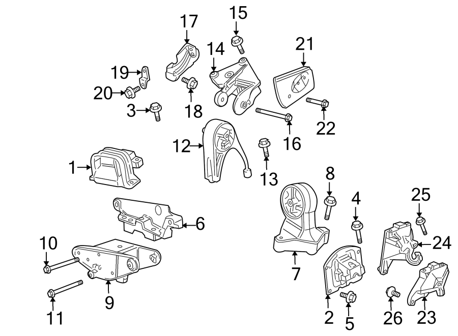 15ENGINE / TRANSAXLE. ENGINE & TRANS MOUNTING.https://images.simplepart.com/images/parts/motor/fullsize/PM01190.png