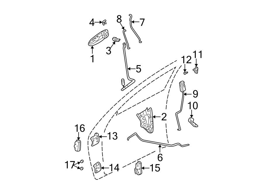 15FRONT DOOR. LOCK & HARDWARE.https://images.simplepart.com/images/parts/motor/fullsize/PM01430.png