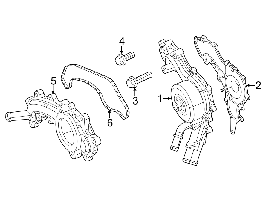 Diagram WATER PUMP. for your 2017 Jeep Wrangler   