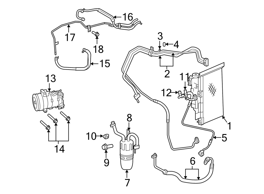 15AIR CONDITIONER & HEATER. COMPRESSOR & LINES. CONDENSER.https://images.simplepart.com/images/parts/motor/fullsize/PM08120.png