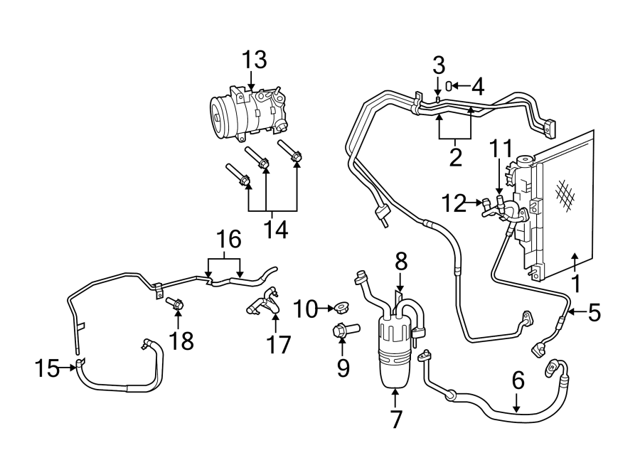 9AIR CONDITIONER & HEATER. COMPRESSOR & LINES. CONDENSER.https://images.simplepart.com/images/parts/motor/fullsize/PM08125.png