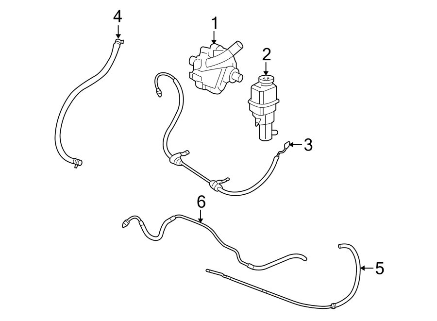 STEERING GEAR & LINKAGE. PUMP & HOSES.