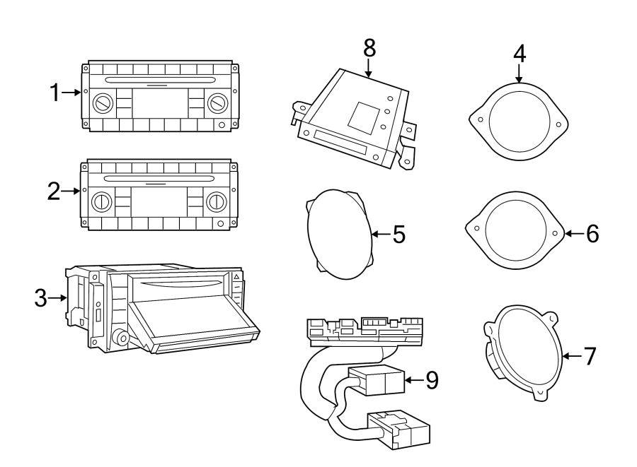 1INSTRUMENT PANEL. SOUND SYSTEM.https://images.simplepart.com/images/parts/motor/fullsize/PM08451.png