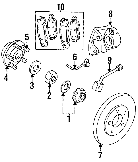 9FRONT SUSPENSION. BRAKE COMPONENTS.https://images.simplepart.com/images/parts/motor/fullsize/PM95240.png