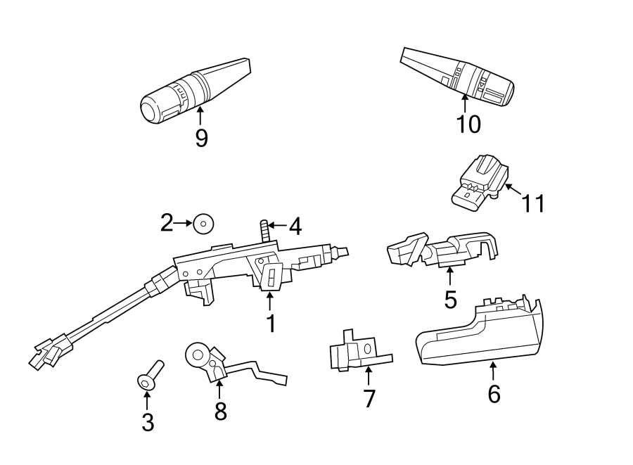 9STEERING COLUMN COMPONENTS.https://images.simplepart.com/images/parts/motor/fullsize/PR11330.png