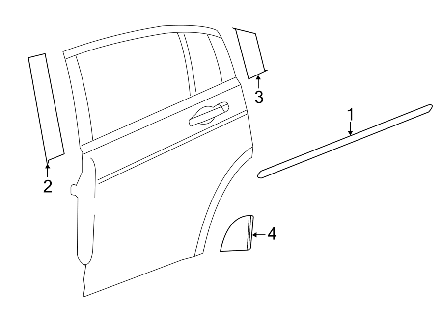 4REAR DOOR. EXTERIOR TRIM.https://images.simplepart.com/images/parts/motor/fullsize/PR11625.png