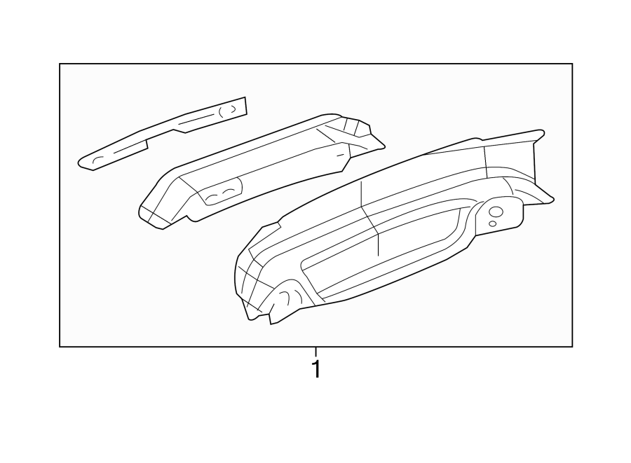 Diagram REAR BODY & FLOOR. for your Chrysler 200  