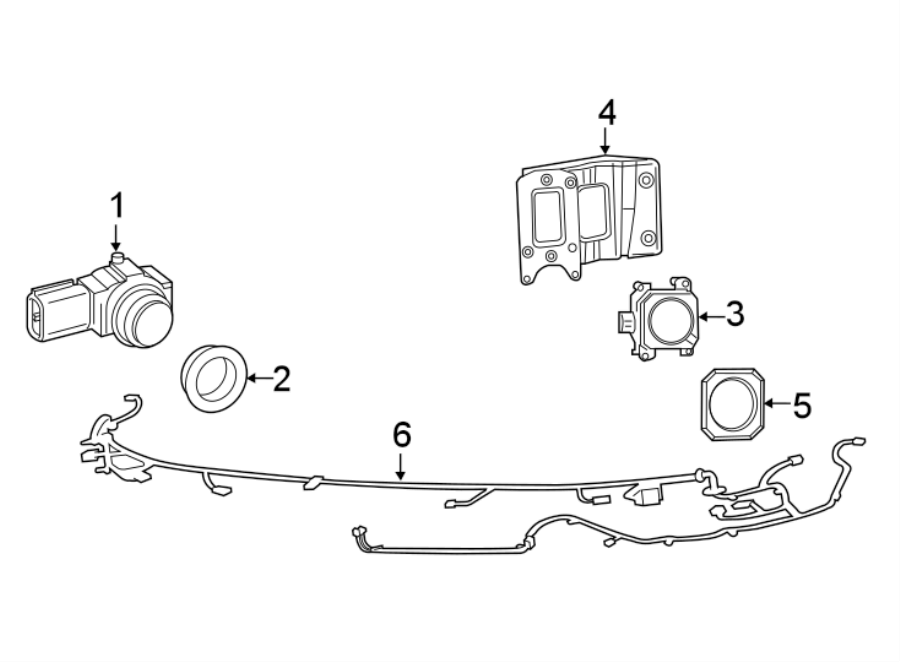 Diagram FRONT BUMPER & GRILLE. ELECTRICAL COMPONENTS. for your Dodge Dart  