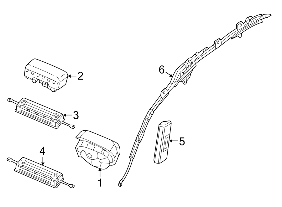 6RESTRAINT SYSTEMS. AIR BAG COMPONENTS.https://images.simplepart.com/images/parts/motor/fullsize/PR15365.png