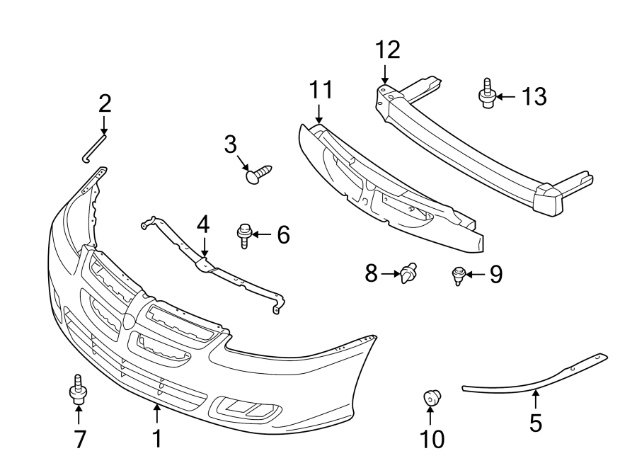 6FRONT BUMPER. BUMPER & COMPONENTS.https://images.simplepart.com/images/parts/motor/fullsize/PT01007.png