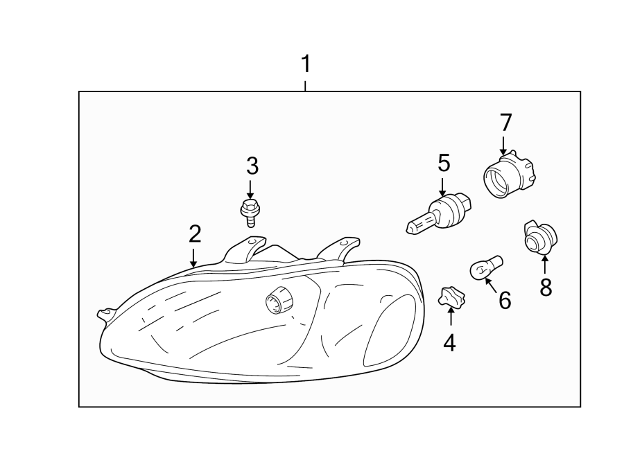 6FRONT LAMPS. HEADLAMP COMPONENTS.https://images.simplepart.com/images/parts/motor/fullsize/PT01010.png