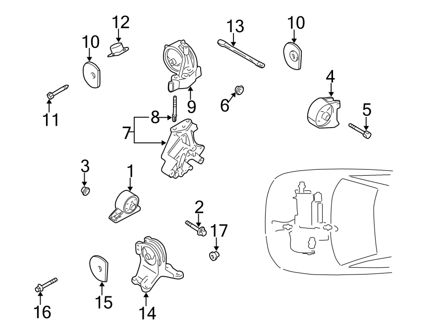 11ENGINE / TRANSAXLE. ENGINE & TRANS MOUNTING.https://images.simplepart.com/images/parts/motor/fullsize/PT01205.png