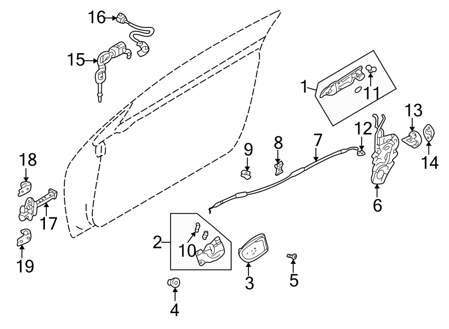 15Door. Lock & hardware.https://images.simplepart.com/images/parts/motor/fullsize/PT01435.png