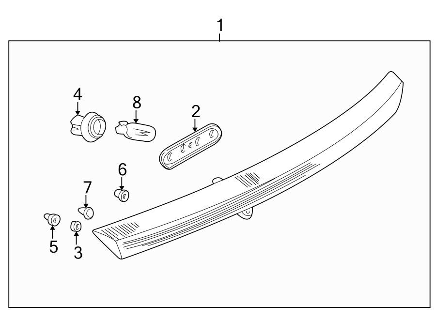 REAR LAMPS. HIGH MOUNT LAMPS. Diagram