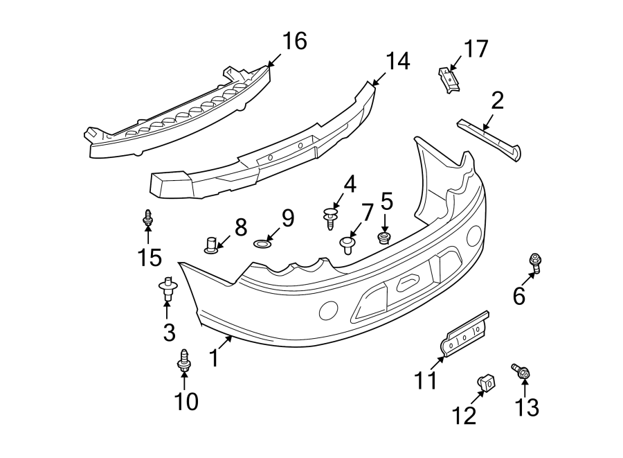 13REAR BUMPER. BUMPER & COMPONENTS.https://images.simplepart.com/images/parts/motor/fullsize/PT01536.png