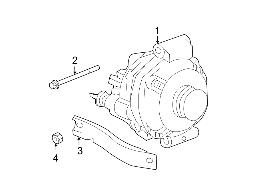 Diagram ALTERNATOR. for your 2023 Ram 2500 6.7L 6 cylinder DIESEL A/T RWD Lone Star Crew Cab Pickup Fleetside 