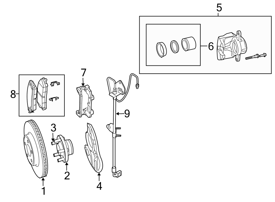 2FRONT SUSPENSION. BRAKE COMPONENTS.https://images.simplepart.com/images/parts/motor/fullsize/PT05361.png