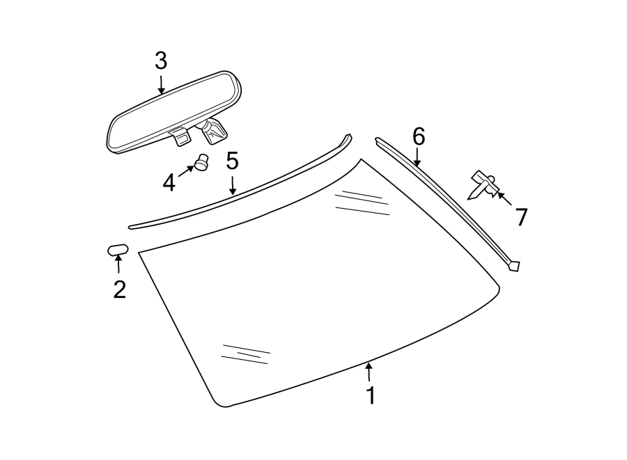 3WINDSHIELD. GLASS. REVEAL MOLDINGS.https://images.simplepart.com/images/parts/motor/fullsize/PT05405.png