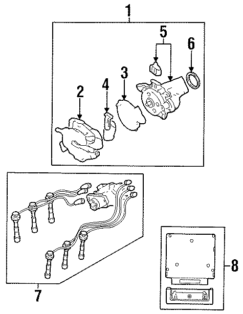 Diagram IGNITION SYSTEM. for your 2008 Dodge Sprinter 2500   