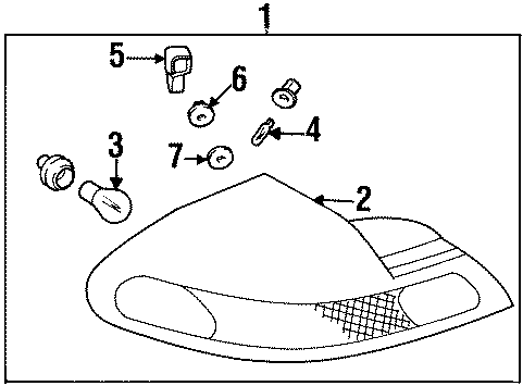 REAR LAMPS. TAIL LAMPS. Diagram