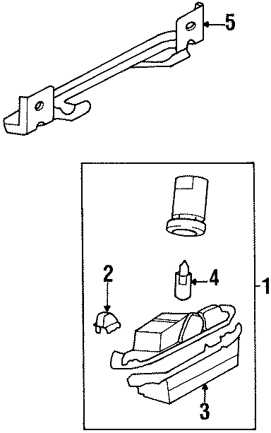 REAR LAMPS. LICENSE LAMPS. Diagram